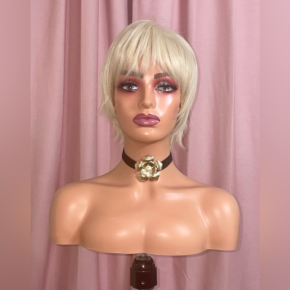 Short Synthetic Pixie Cut Wig